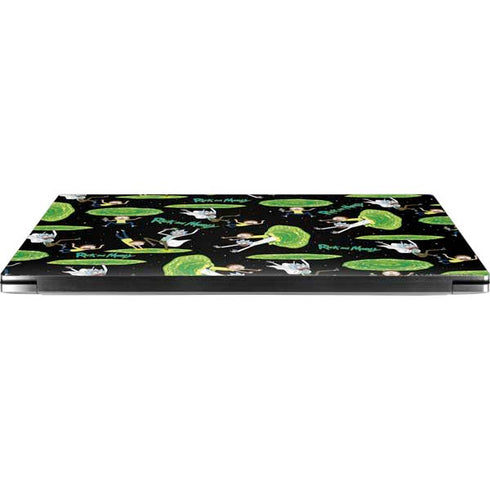 Adult Swim Rick and Morty Portal Pattern Dell XPS Skin